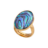 Alchemia Natural Abalone Adjustable Ring